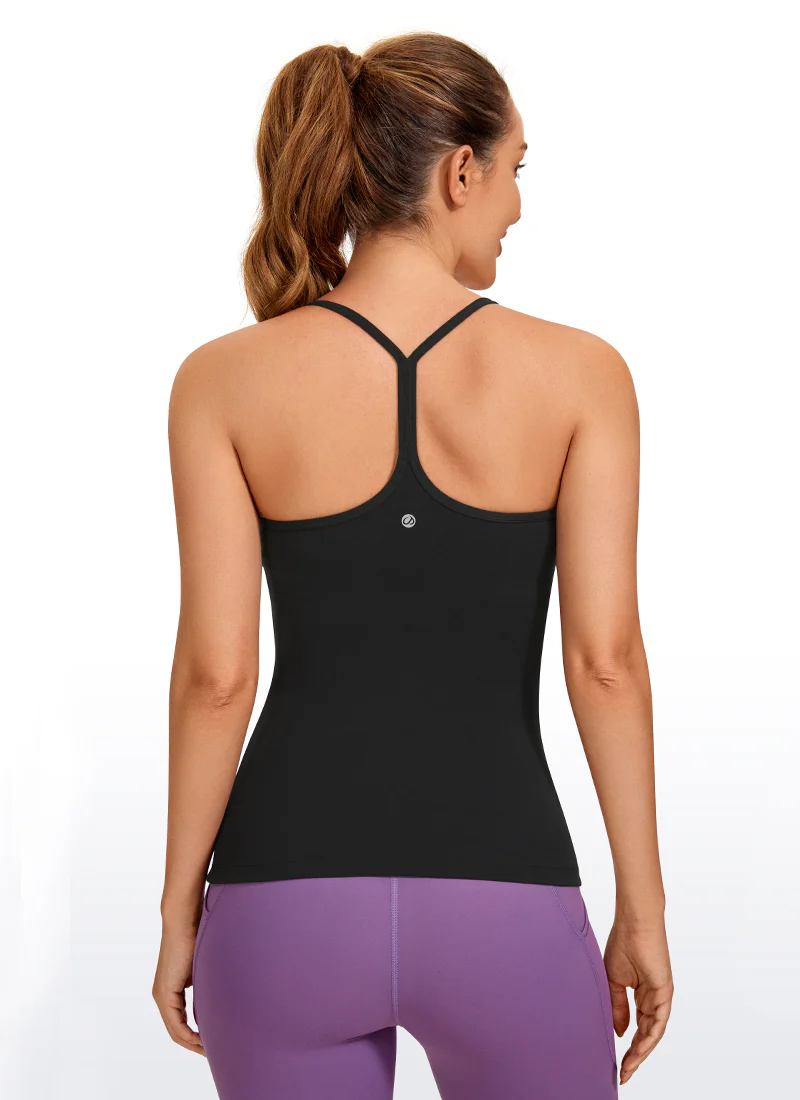 Butterluxe Hip Length Built-in Bra Tank Y Back - Image 5