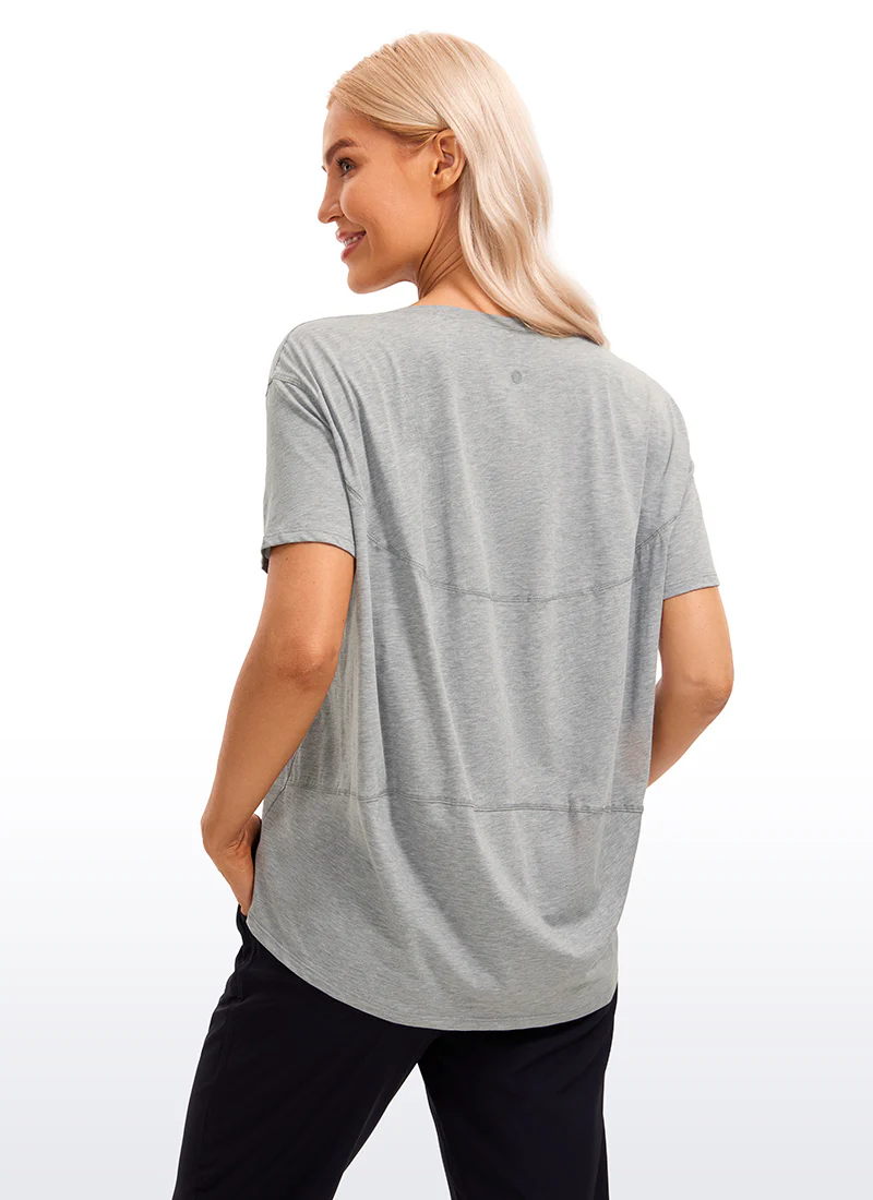 Pima Cotton Boat Neck Short Sleeve - Image 25
