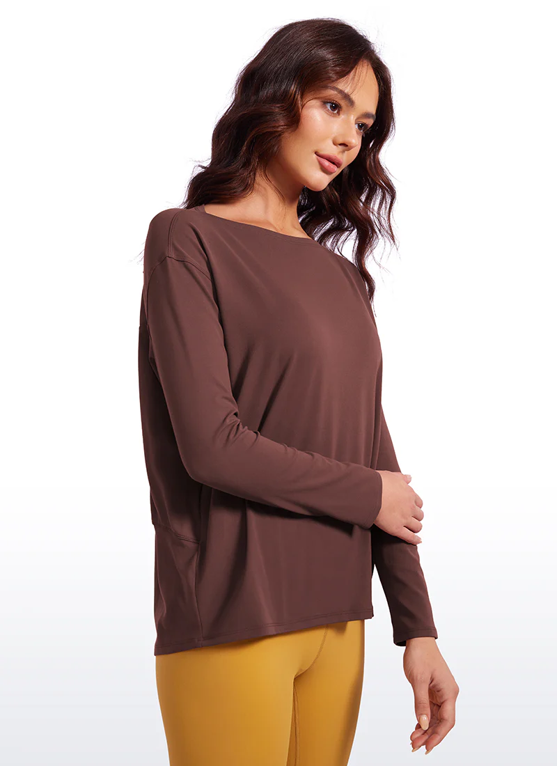 Butterluxe-Light Hip Length Back Hem Long Sleeves - Image 15