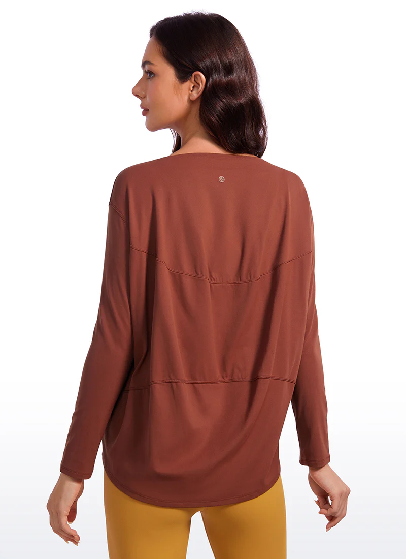 Butterluxe-Light Hip Length Back Hem Long Sleeves - Image 25