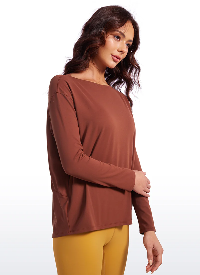 Butterluxe-Light Hip Length Back Hem Long Sleeves - Image 27