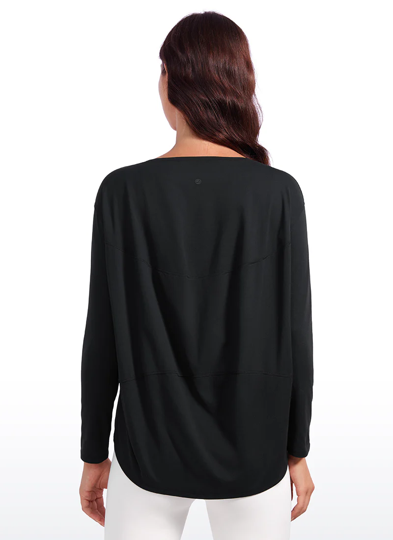 Butterluxe-Light Hip Length Back Hem Long Sleeves - Image 6