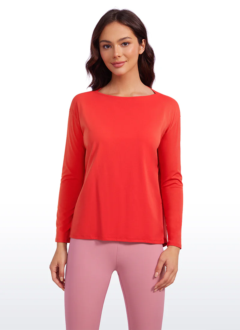 Butterluxe-Light Hip Length Back Hem Long Sleeves - Image 9