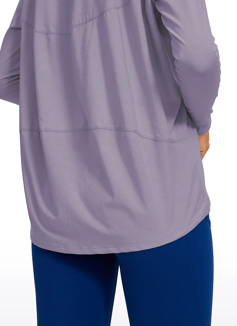Pima Cotton Boat Neck Long Sleeve - Image 7