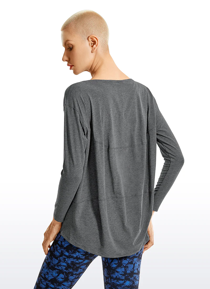Pima Cotton Boat Neck Long Sleeve - Image 8