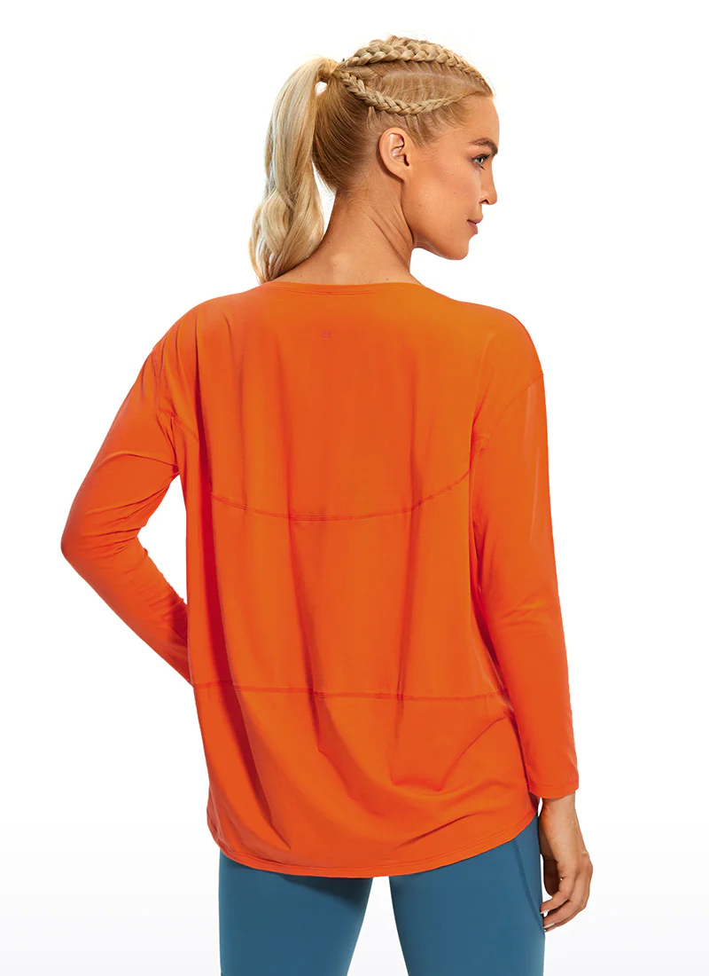 Pima Cotton Boat Neck Long Sleeve - Image 5