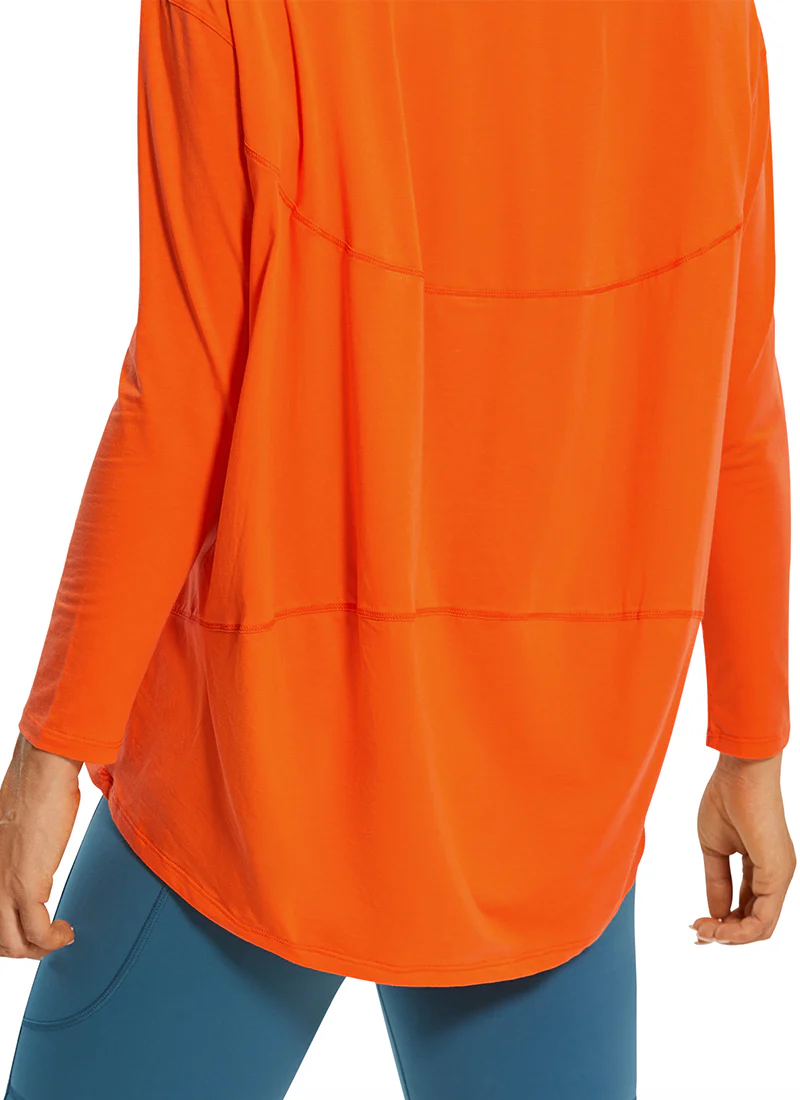 Pima Cotton Boat Neck Long Sleeve - Image 7