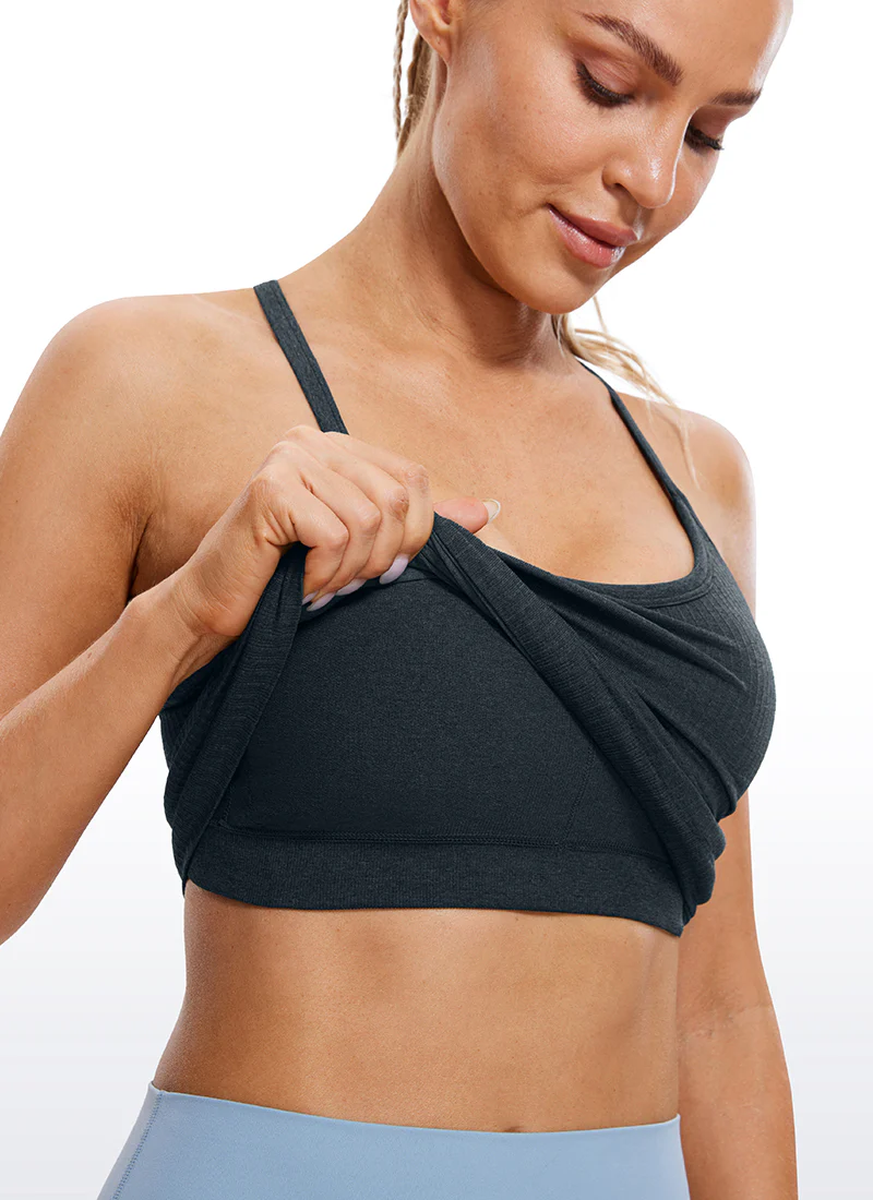 Speedy Seamless Built in Bra Y back Tank - Image 42