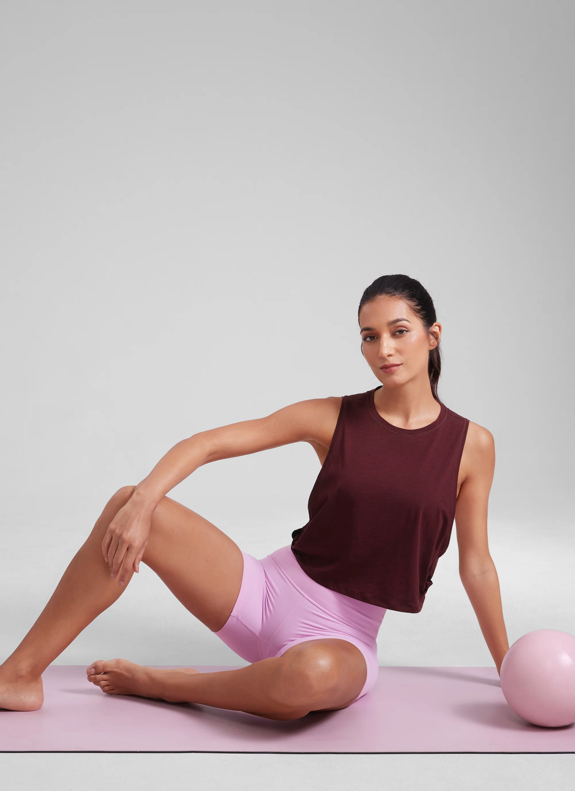Pima Cotton Crop Deep Armhole Tank - Image 5