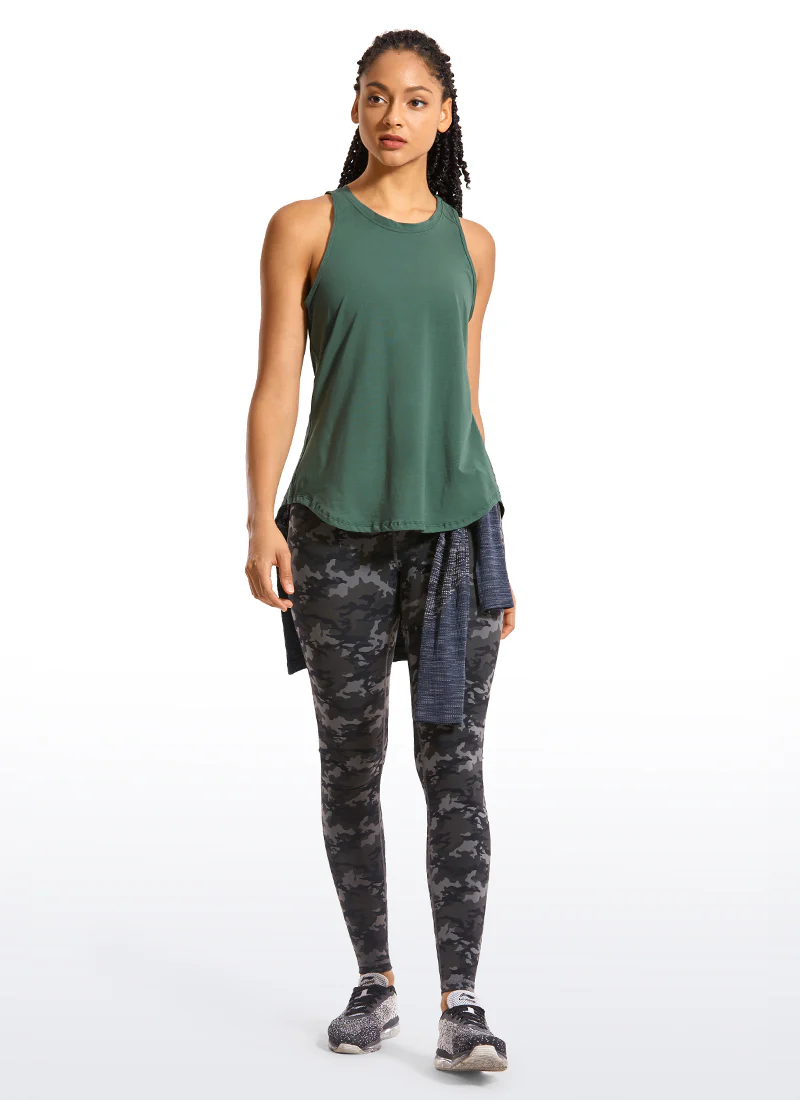 Pima Cotton Split Open Back Tank - Image 7