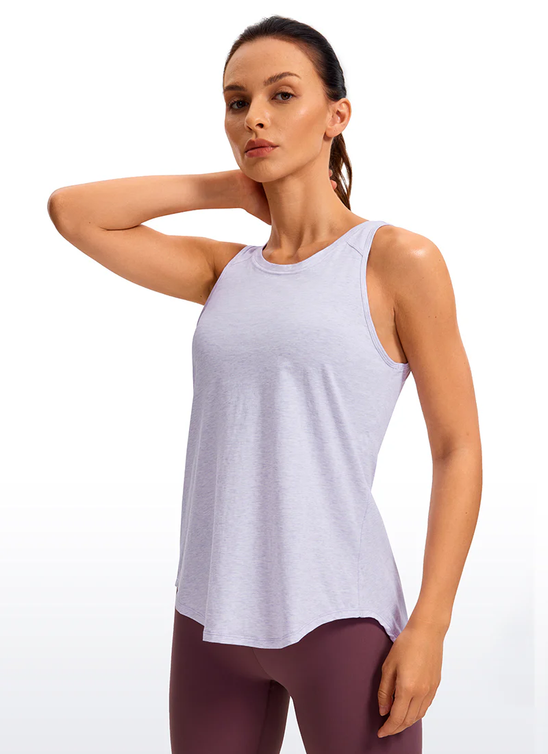 Pima Cotton Split Open Back Tank - Image 19