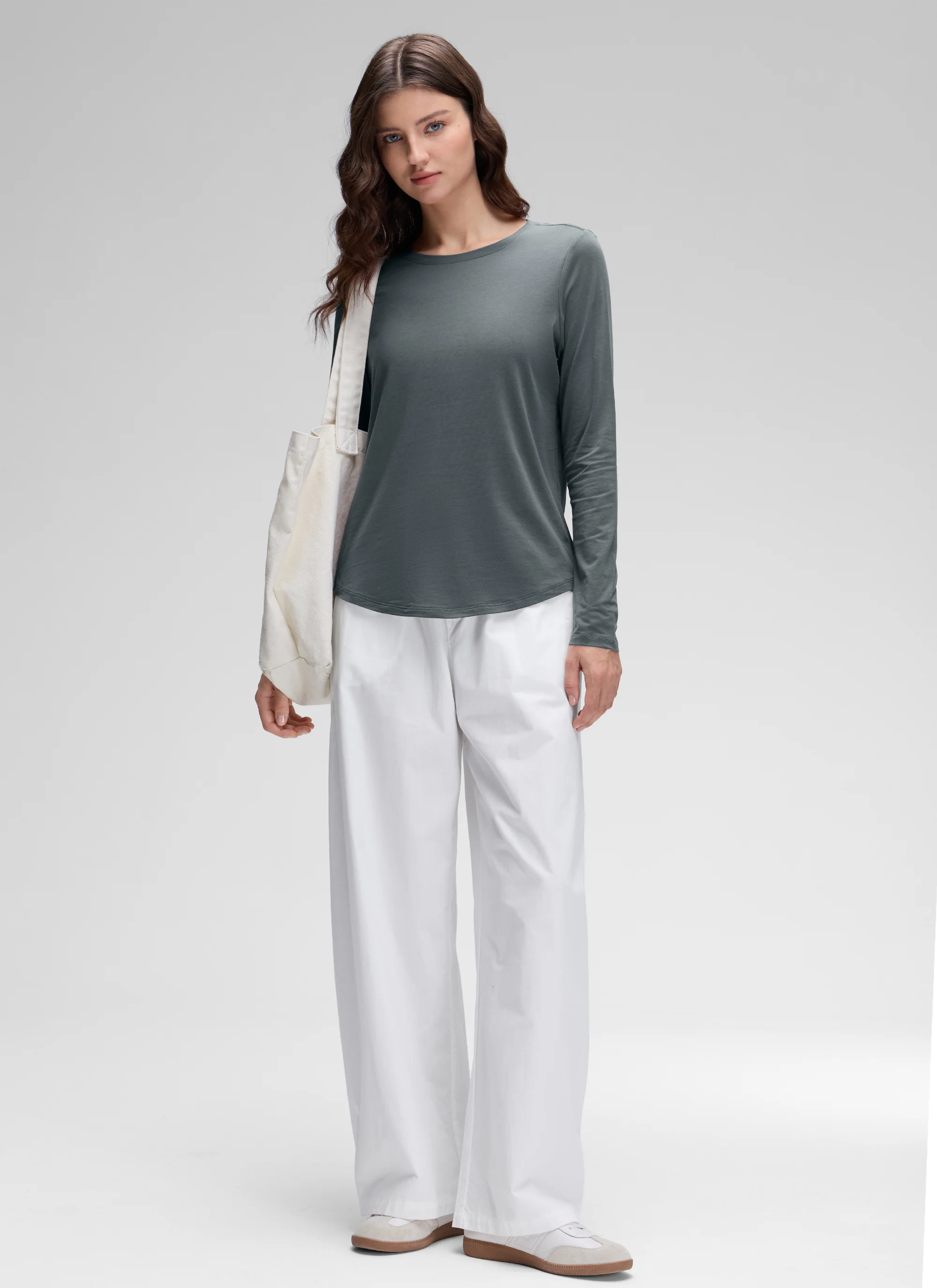 Pima Cotton Workout Long Sleeve - Image 15