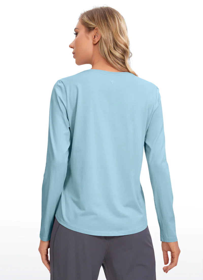 Pima Cotton Workout Long Sleeve - Image 12