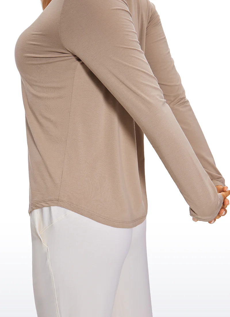 Pima Cotton Workout Long Sleeve - Image 16