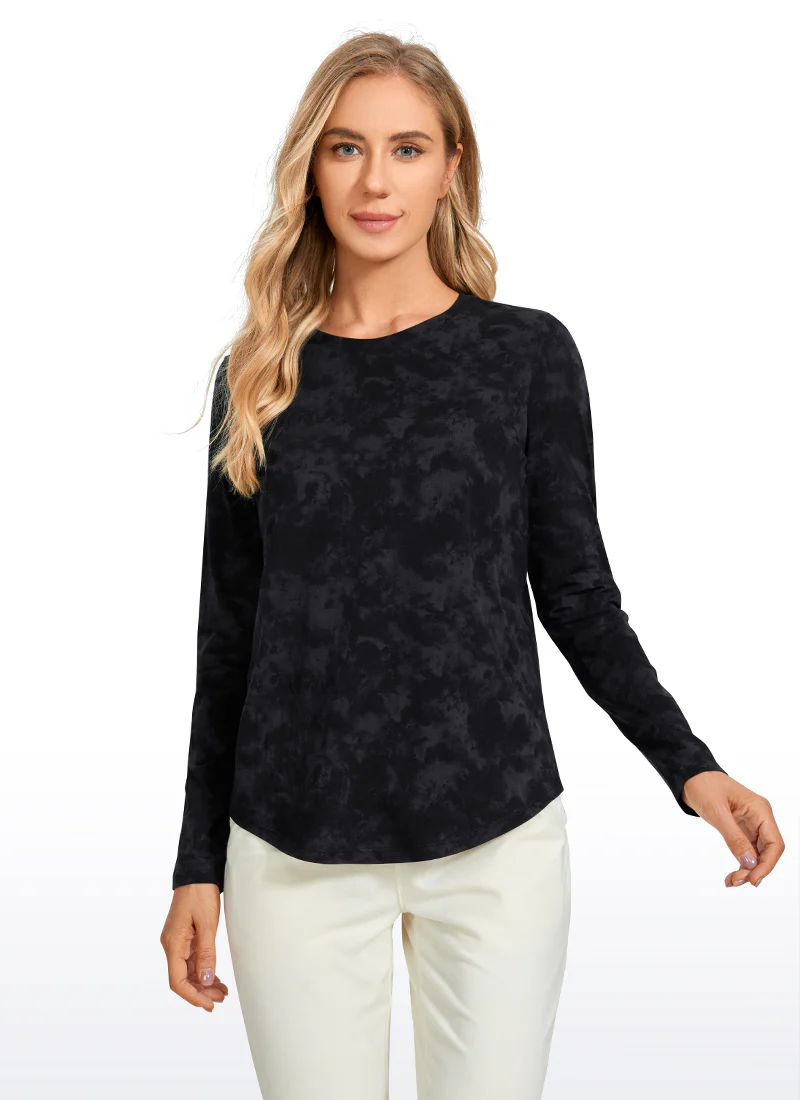 Pima Cotton Workout Long Sleeve - Image 4