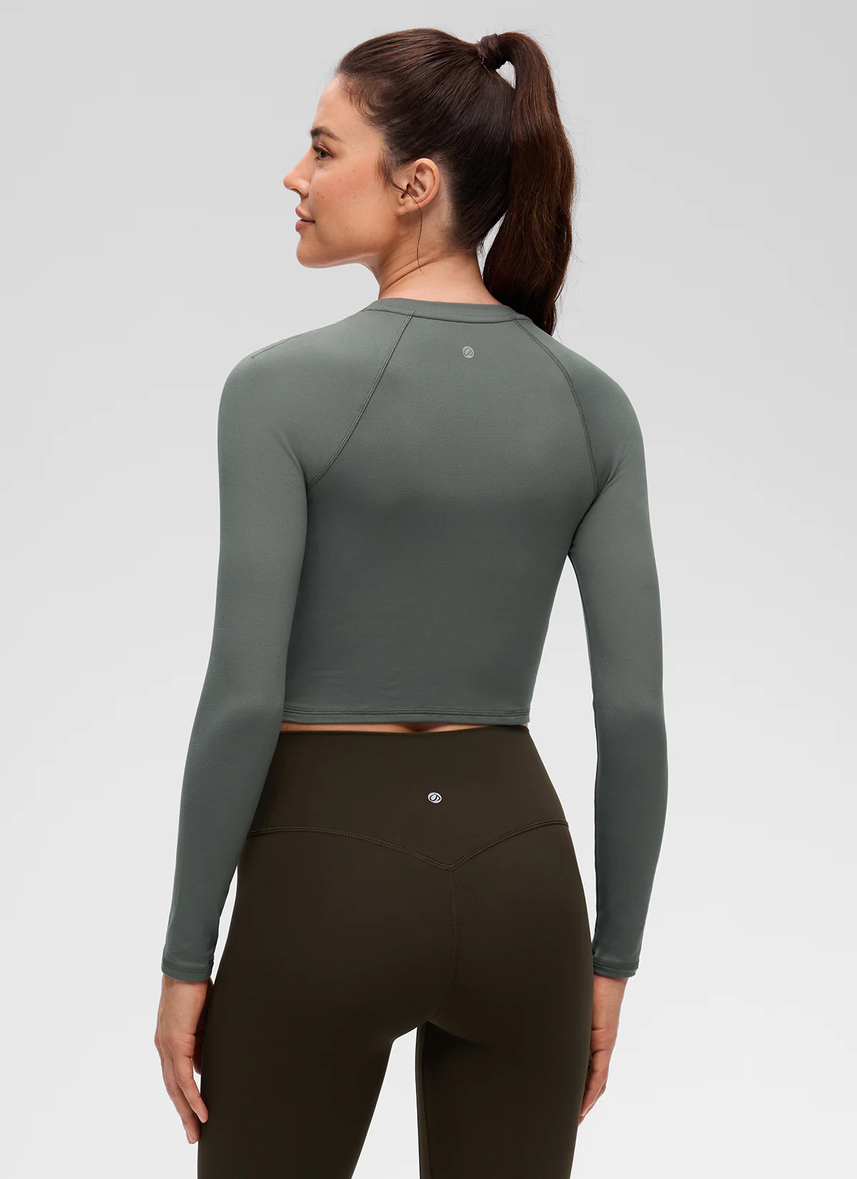 Brushed Feeling Crew Neck Raglan Long Sleeve - Image 15