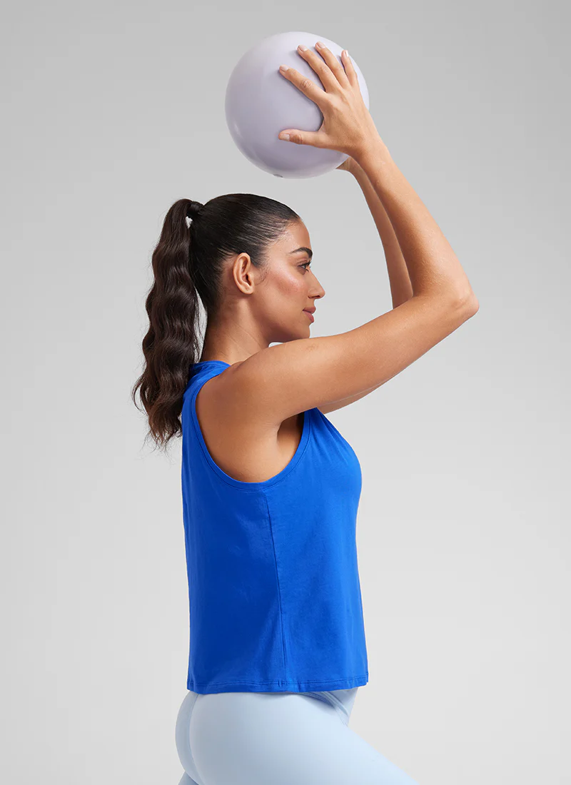 Pima Cotton Crop Round Neck Tank - Image 16