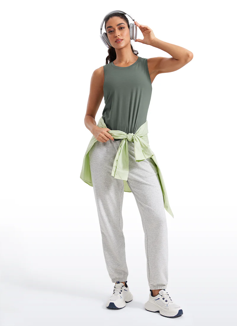 Pima Cotton Crop Round Neck Tank - Image 24