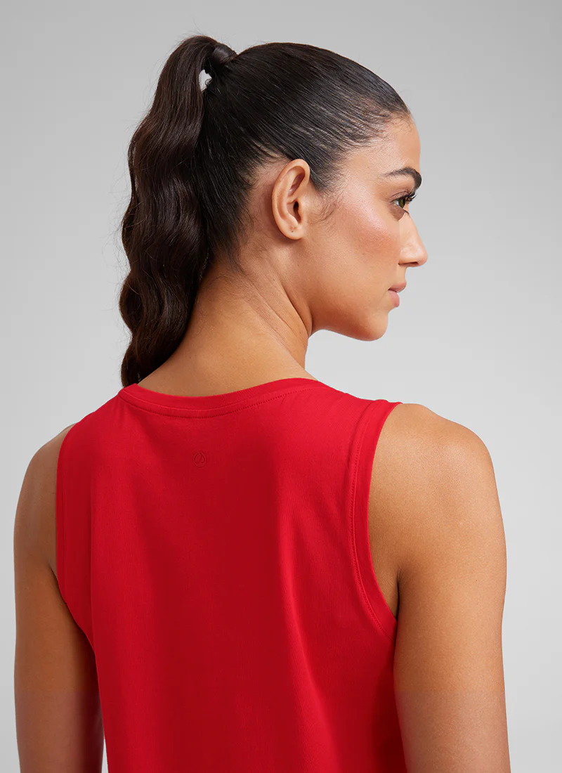 Pima Cotton Crop Round Neck Tank - Image 8