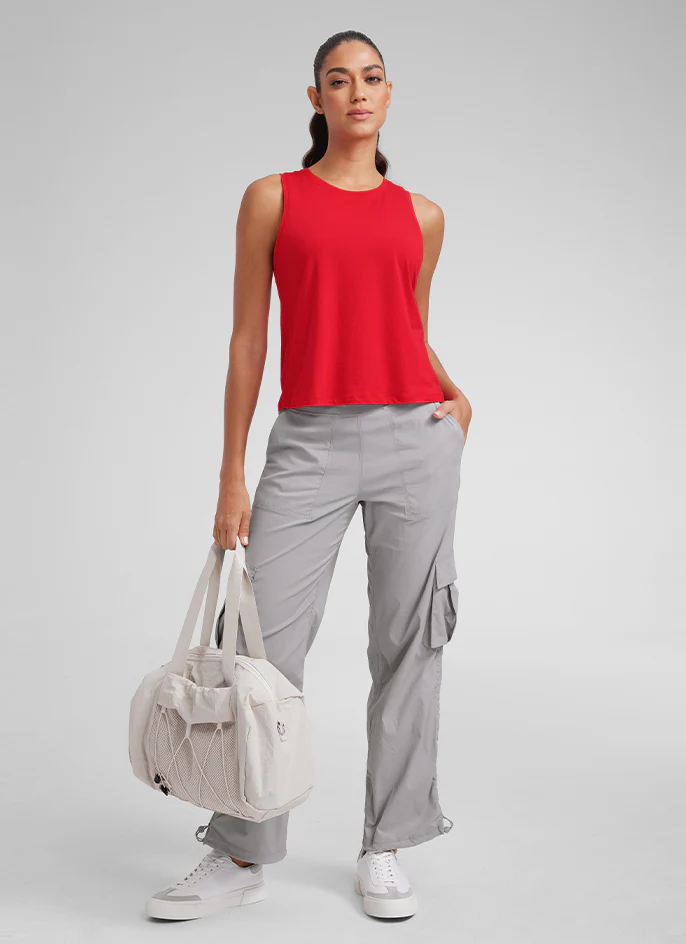 Pima Cotton Crop Round Neck Tank - Image 9