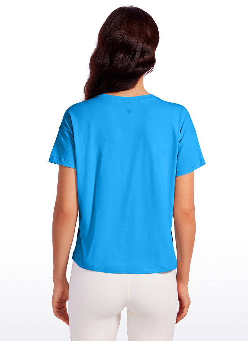 Pima Cotton Loose Fit Short Sleeve - Image 6