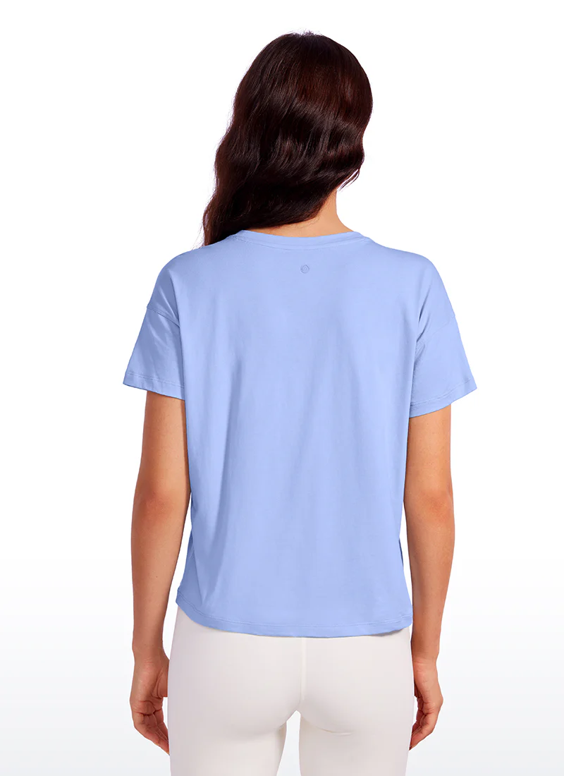 Pima Cotton Loose Fit Short Sleeve - Image 6