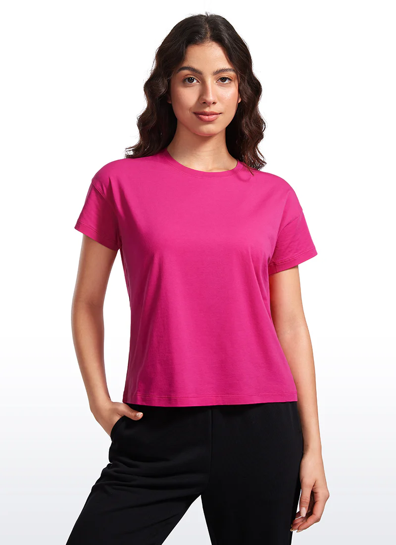 Pima Cotton Loose Fit Short Sleeve - Image 9