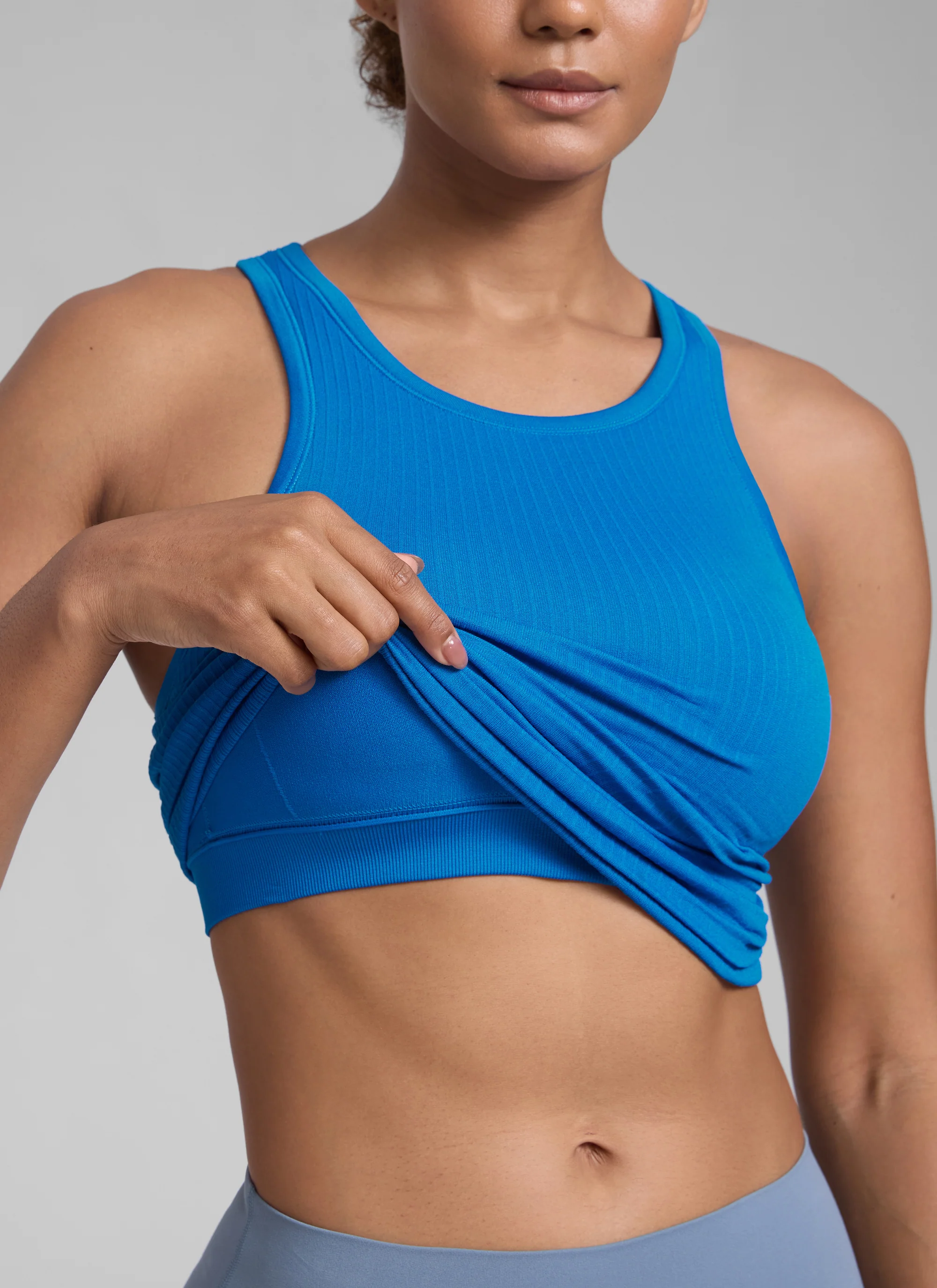 Seamless Racerback Hip Length Tank - Image 22
