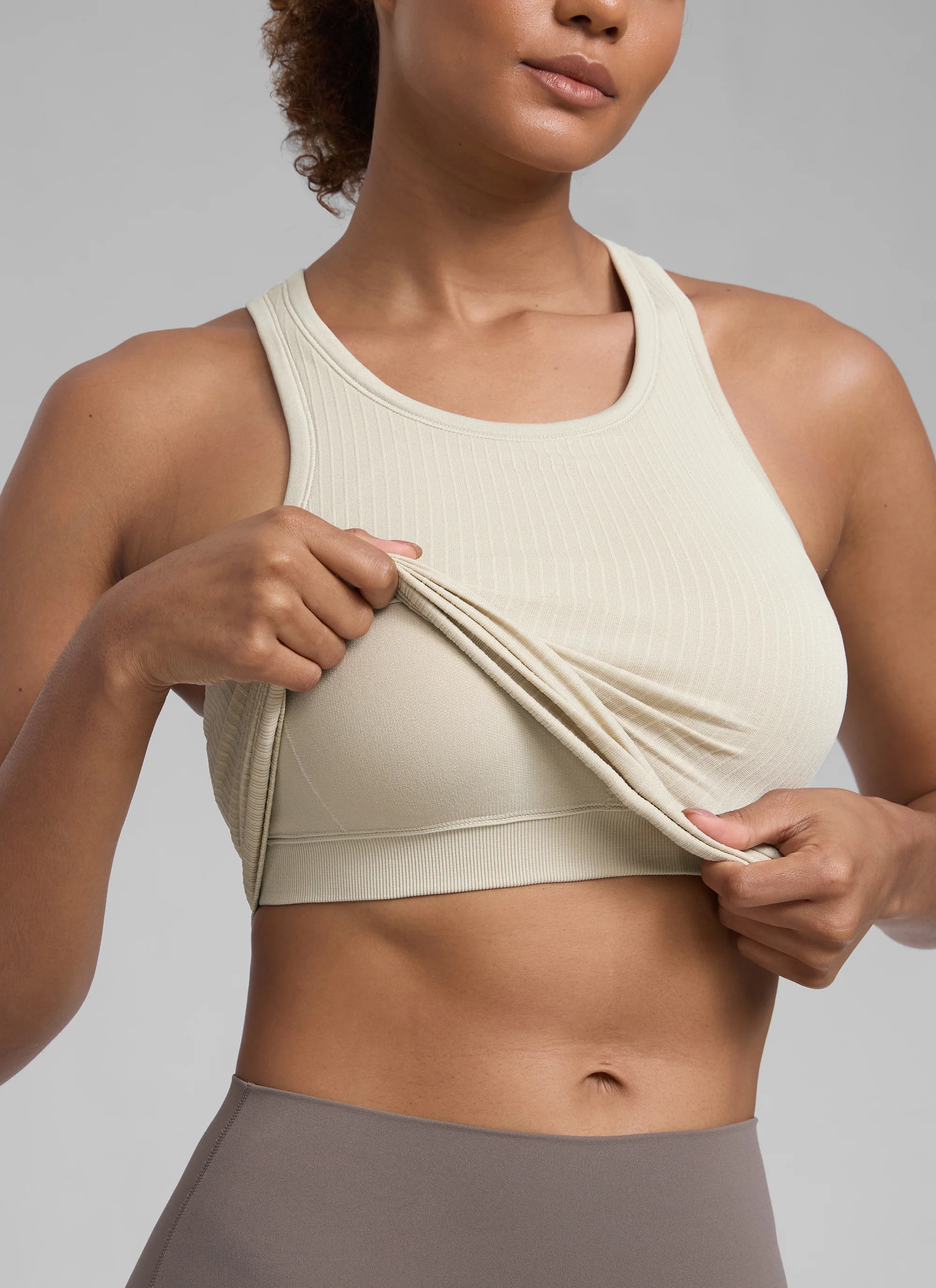 Seamless Racerback Hip Length Tank - Image 32