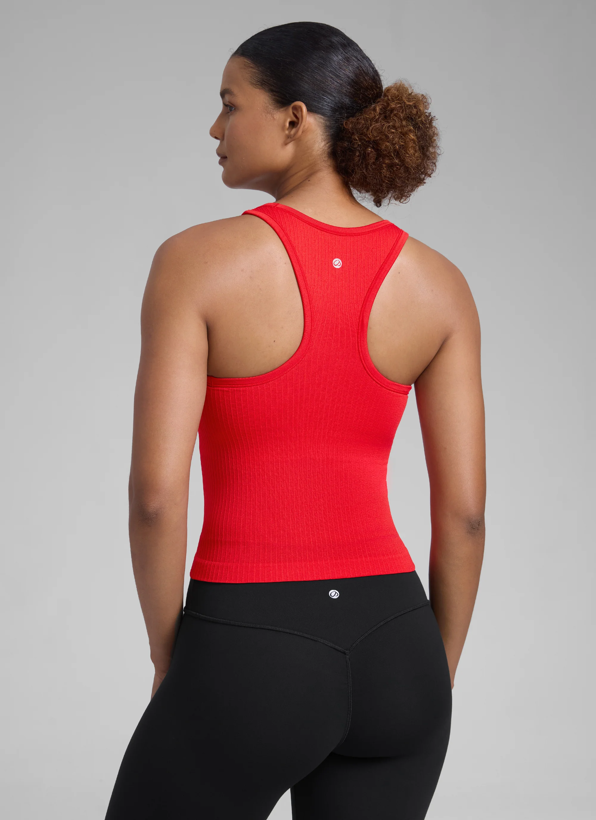 Seamless Racerback Hip Length Tank - Image 40