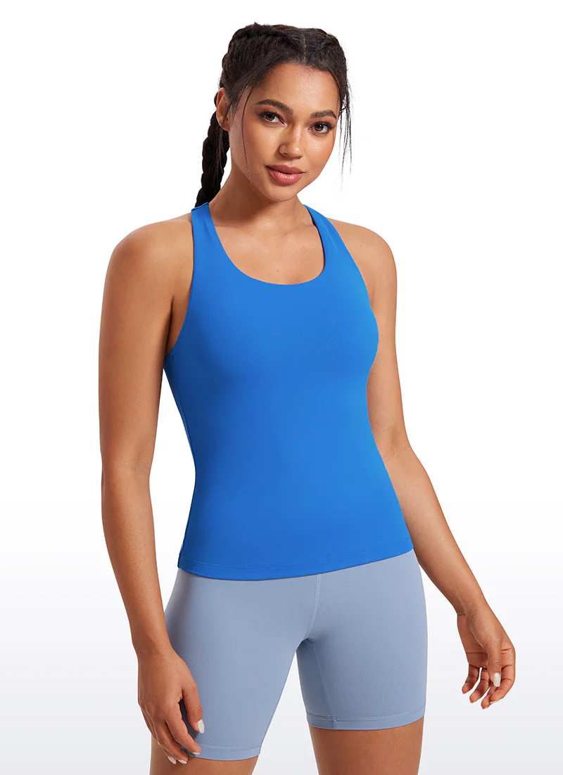 Butterluxe Waist Length Built in Bra Tank - Image 5