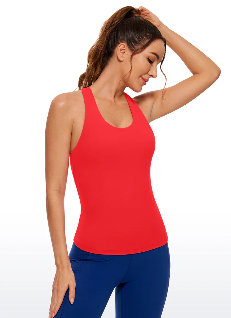 Butterluxe Waist Length Built in Bra Tank - Image 24