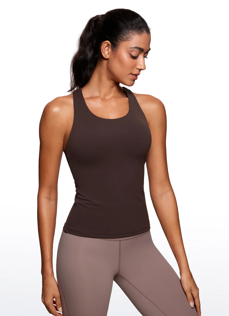 Butterluxe Waist Length Built in Bra Tank - Image 27
