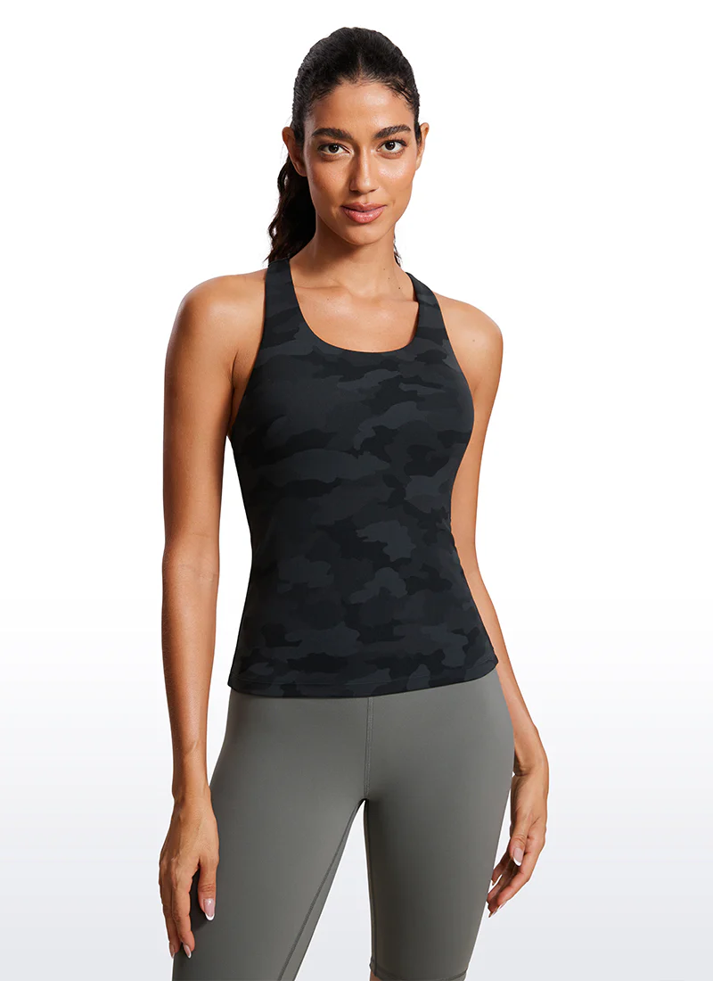 Butterluxe Waist Length Built in Bra Tank - Image 31