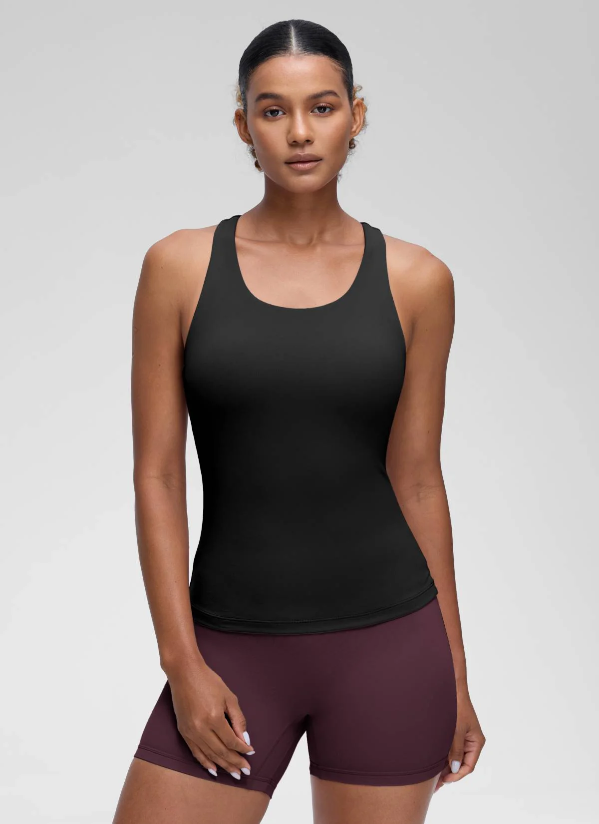 Butterluxe Waist Length Built in Bra Tank - Image 5