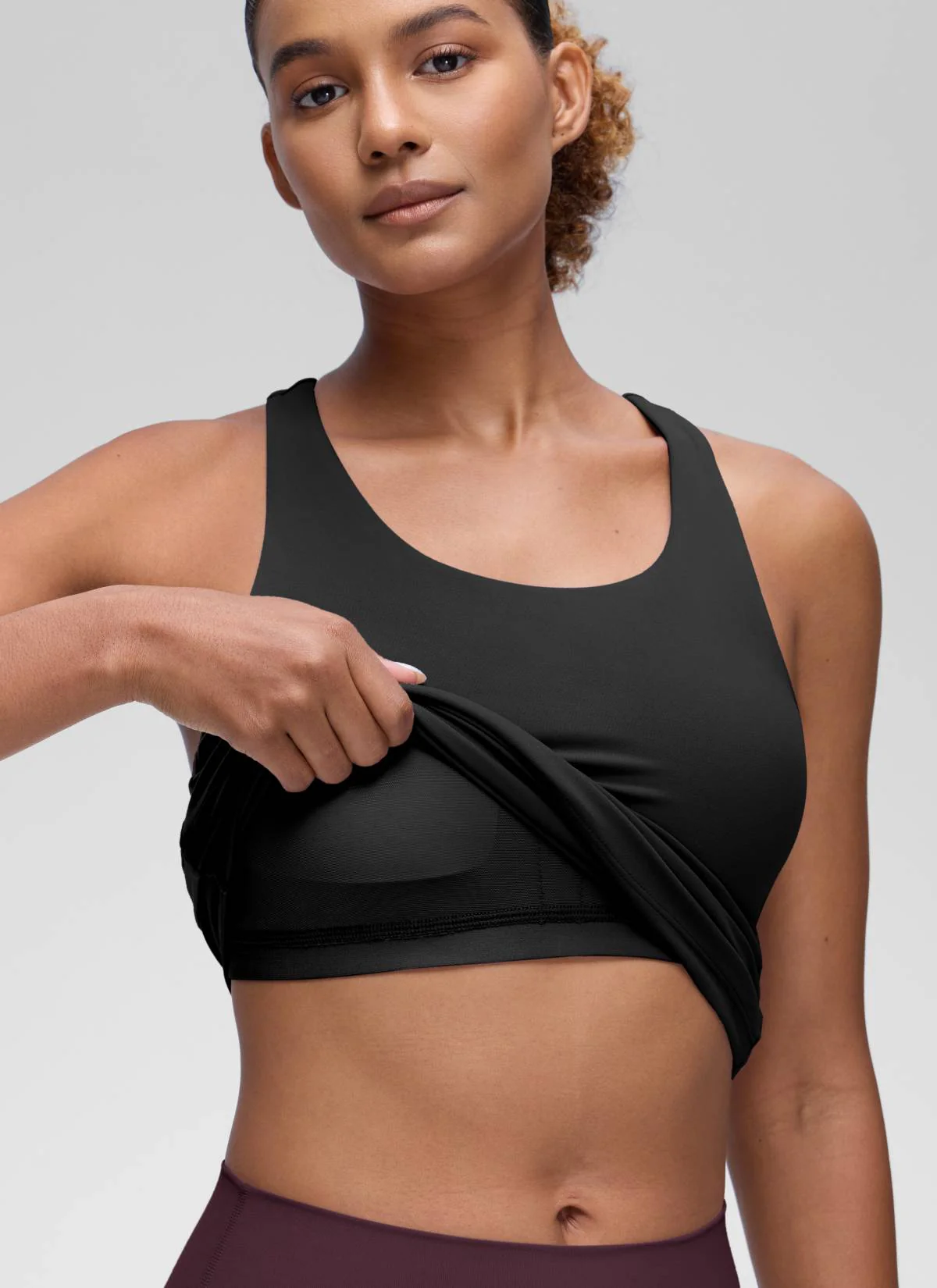 Butterluxe Waist Length Built in Bra Tank - Image 8