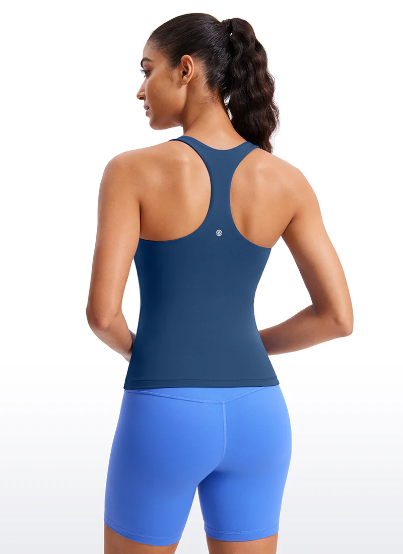 Butterluxe Waist Length Built in Bra Tank - Image 2