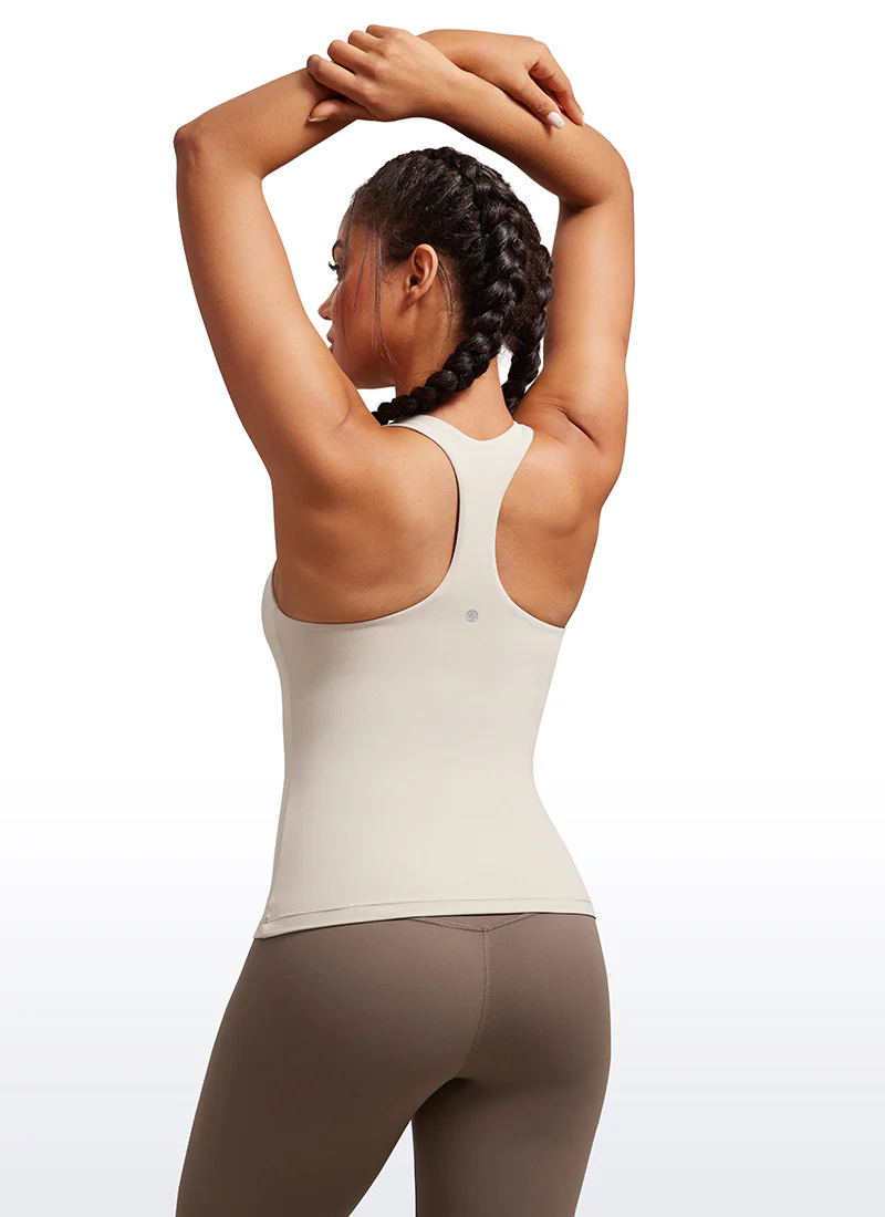 Butterluxe Waist Length Built in Bra Tank - Image 20