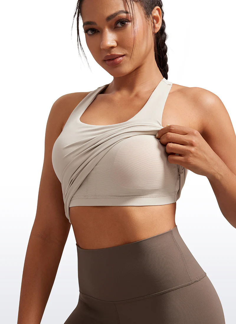 Butterluxe Waist Length Built in Bra Tank - Image 22