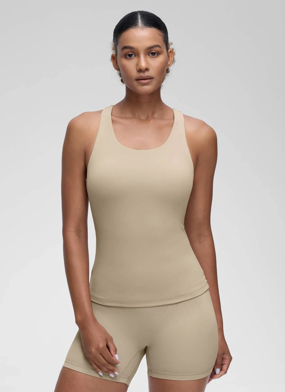 Butterluxe Waist Length Built in Bra Tank - Image 23