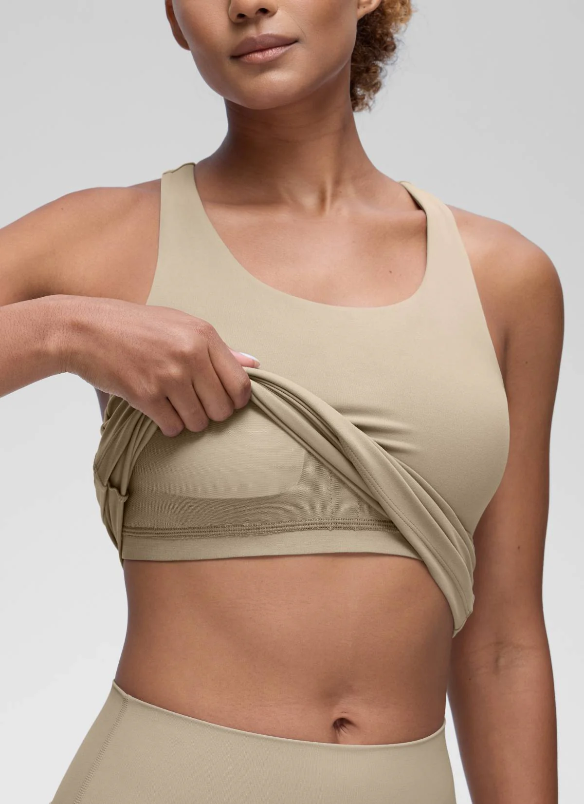 Butterluxe Waist Length Built in Bra Tank - Image 26