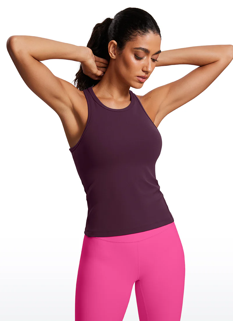 Butterluxe Waist Length Racerback Tank
