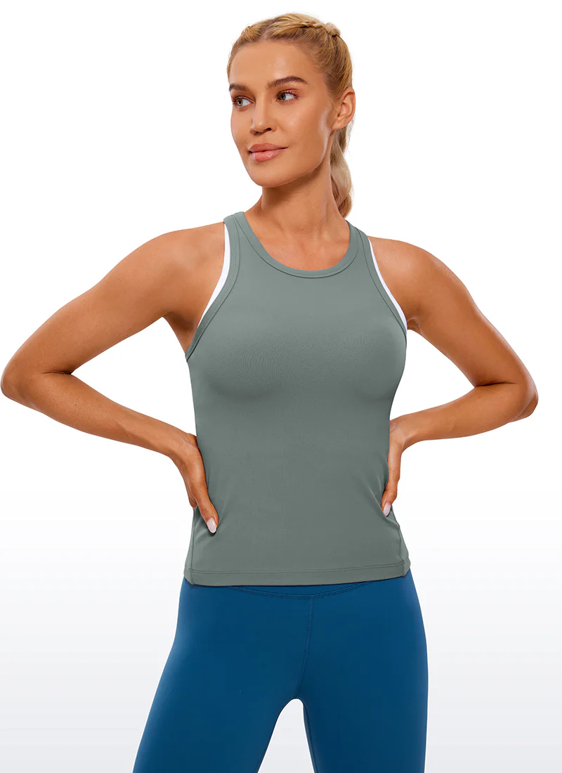 Butterluxe Waist Length  Racerback Tank - Image 5