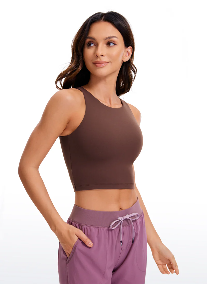 Butterluxe Cropped Wide Back Tank - Image 9