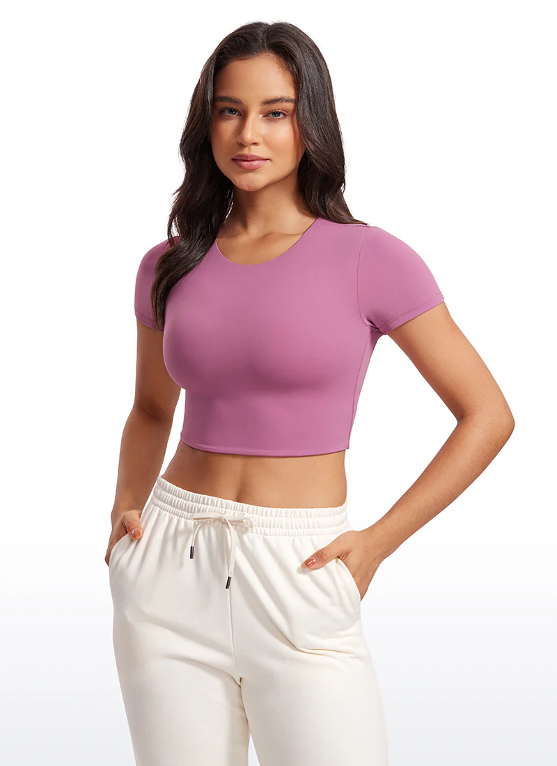 Butterluxe Double Lined Cropped Short Sleeve - Image 5