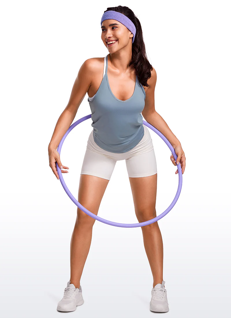 Lightweight Tie Back Halter V Neck Tank - Image 32