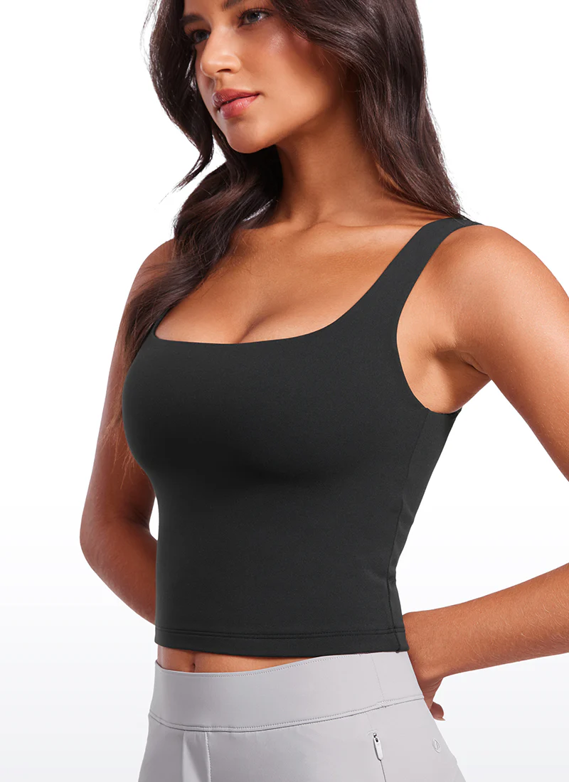Butterluxe Double Lined Square Neck Tank - Image 12