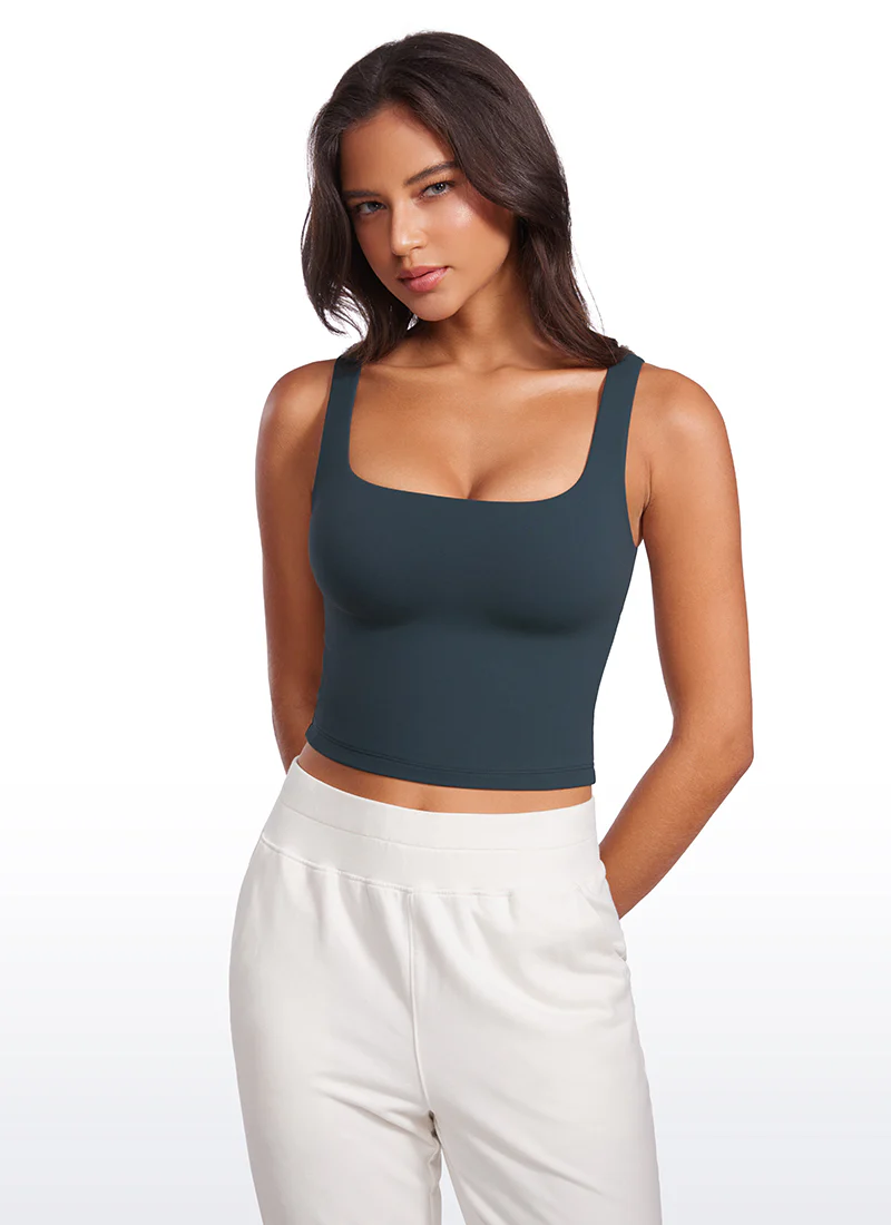 Butterluxe Double Lined Square Neck Tank - Image 13