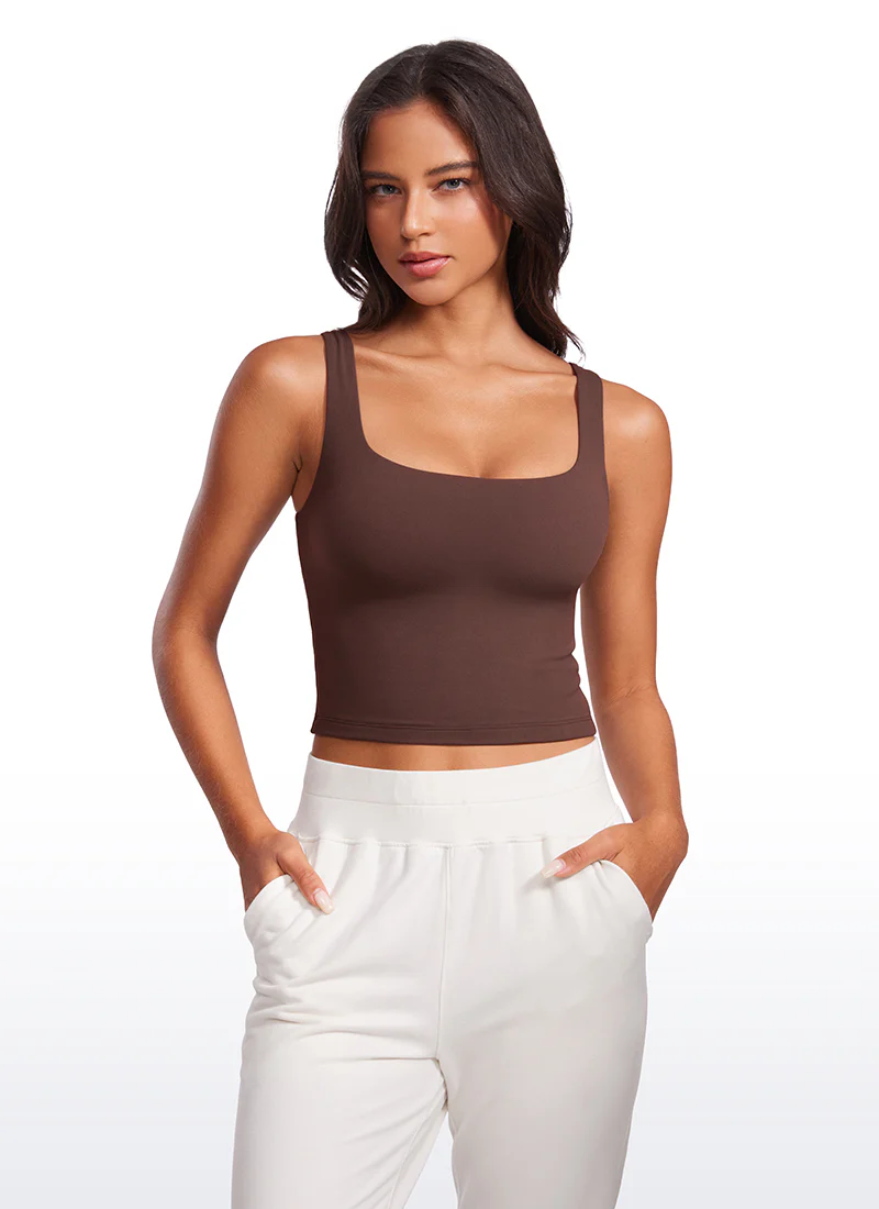 Butterluxe Double Lined Square Neck Tank - Image 17