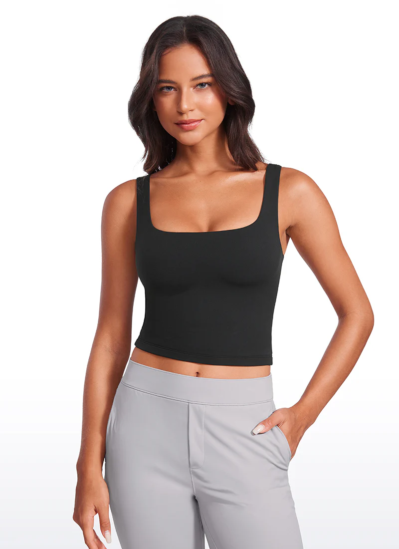 Butterluxe Double Lined Square Neck Tank - Image 9